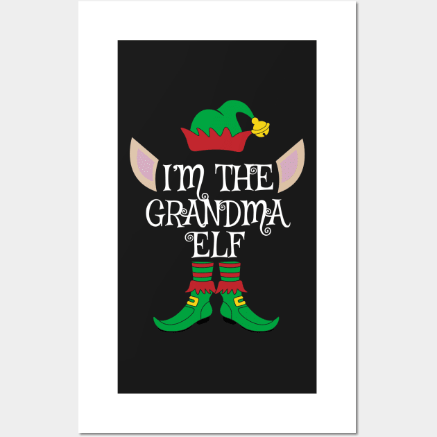 I'm The Grandma Christmas Elf Wall Art by Meteor77